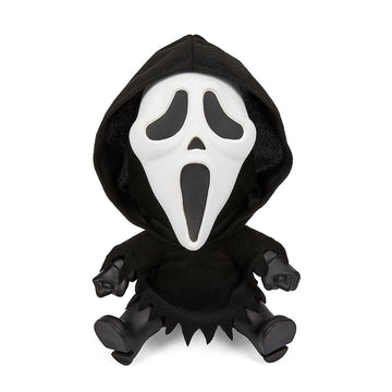 Kidrobot Ghost Face Glow in The Dark 8 Inch Roto Phunny Plush