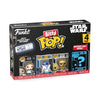 Funko Bitty POP! Star Wars - Leia, 4-Pack - Princess Leia, R2-D2, C-3PO and A Surprise Mystery Mini Figure - 0.9 Inch (2.2 Cm) Collectable - Stackable