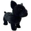 JIANEEXSQ Cute Simulation French Bulldog Plush Toy Realistic Lifelike Bulldog Dog Puppy Stuffed Animals Model Doll Gift Collection for Kids