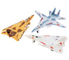 Playmaker Toys United States Air Force Grumman F-14 Tomcat SetOf3 7 Inch Die Cast Metal Model Toy Fighter Jet