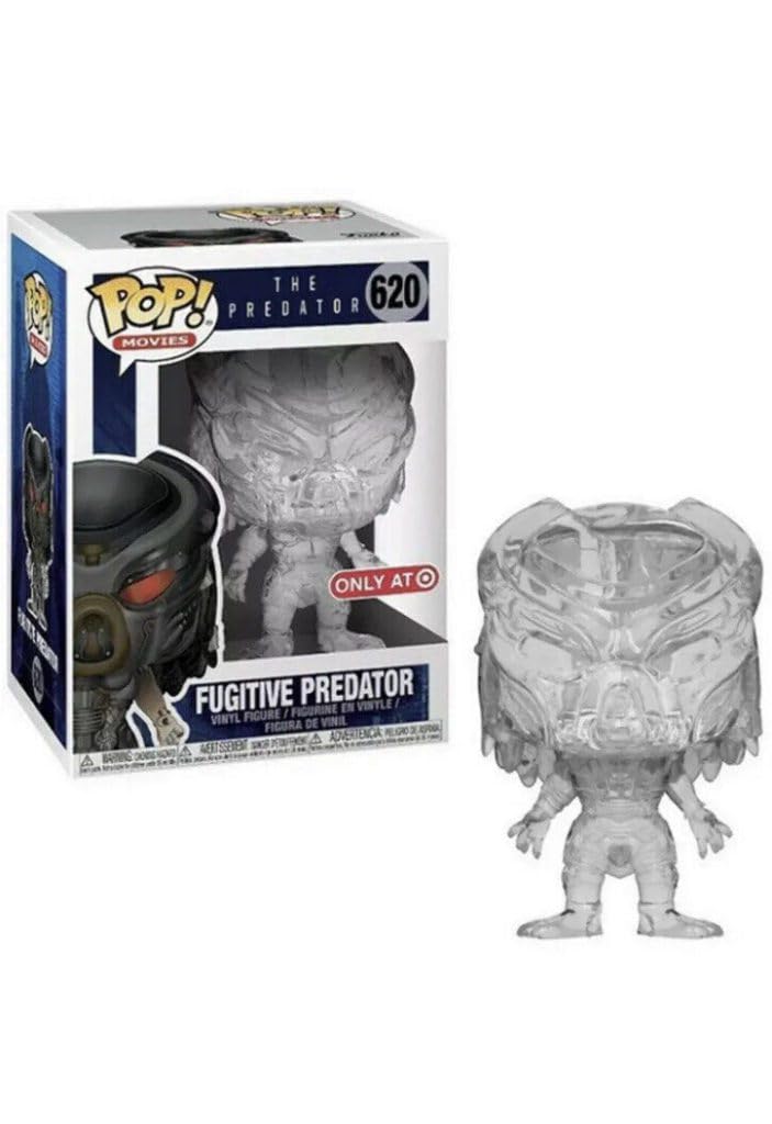 POP Funko Movies The Predator Fugitive Predator Vinyl Figure #620, Clear, Target Exclusive