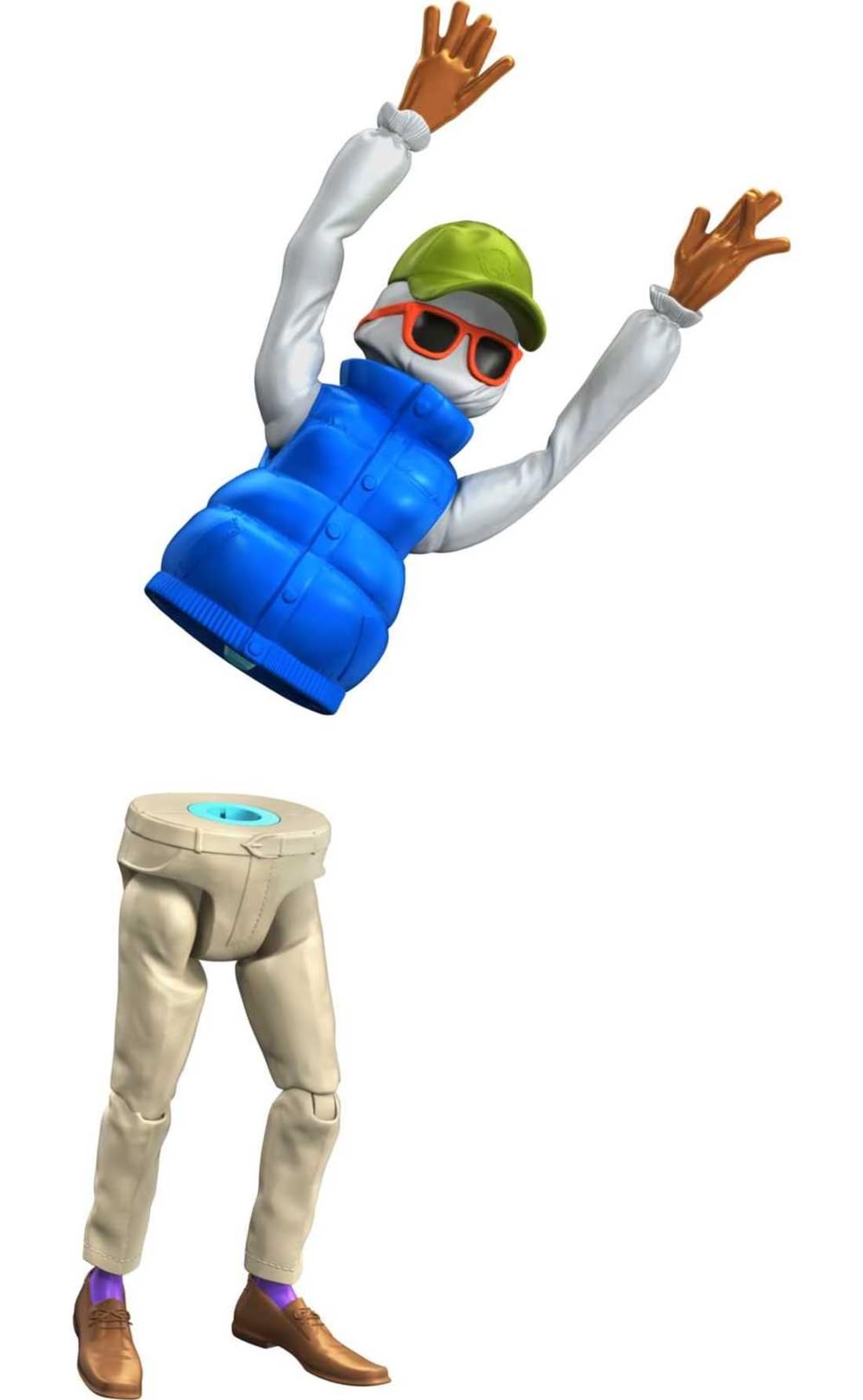 Mattel Disney Pixar Onward Core Figure Dad Character Action Figure Realistic Movie Toy Father Dummy Doll for Storytelling, Display and Collecting for