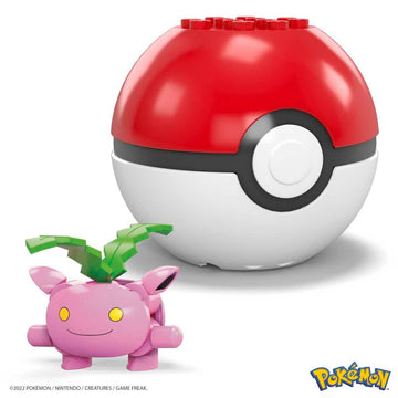MEGA Pokemon Hoppip Building Set with 21 Compatible Bricks and Pieces and Poke Ball, Toy Gift Set for Ages 6 and up