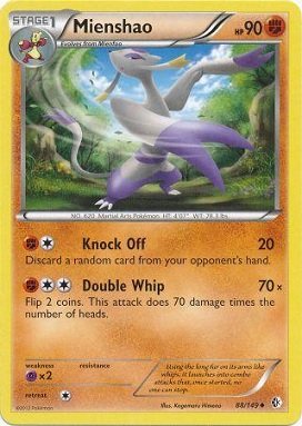 Pokemon - Mienshao (88/149) - BW - Boundaries Crossed