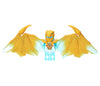LEGO Ninjago Crystalized: Zane Dragon Minifigure with Sword and Shuriken