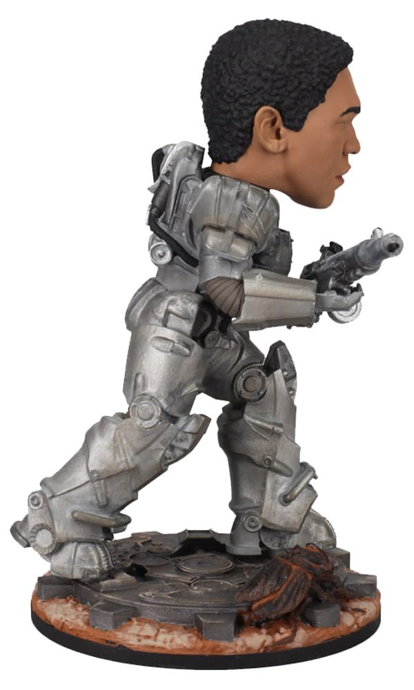 Royal Bobbles Fallout TV Series Max in Power Armor - Collectible Bobblehead Statue