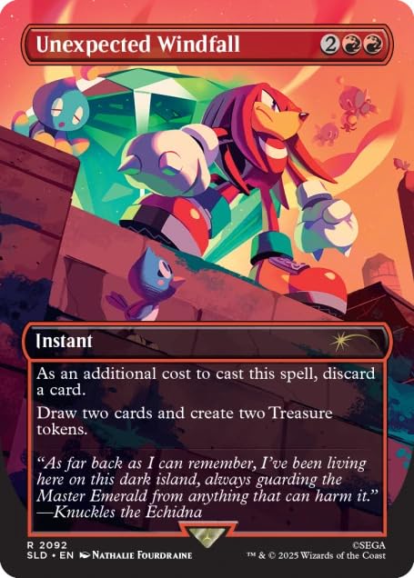 Secret Lair x Sonic the Hedgehog Superdrop: Chasing Adventure (Rainbow Foil)