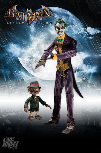 DC Direct Batman: Arkham Asylum Series 1: The Joker with Scarface Action Figure