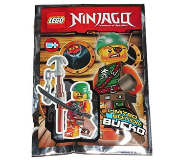 LEGO Ninjago Minifigure - Bucko the Pirate (Skybound) with Sword and Staff 70593