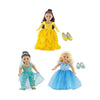 Emily Rose 14 Inch Doll Princess Clothes 9-PC Value Bundle | 3 Complete Outfits with Shoes | Compatible with American Girl and Our Generation Dolls |