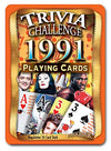 Flickback 35th Birthday Trivia Cards - 1991 Deck - Gift for Men or Women Born in 1991 - Fun 35th Birthday Game, Vintage 1991 Playing Cards with Trivia