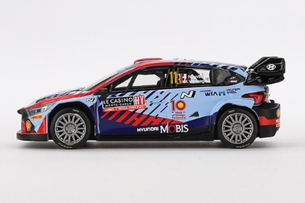 MINI GT 1/64 i20 N 1 Monte Carlo 2024 Winner #11 (Left Handle) Finished Product MGT00871-BL