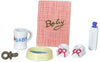 Dolls House Nursery Baby Accessory Set Shoes Bottle Cup