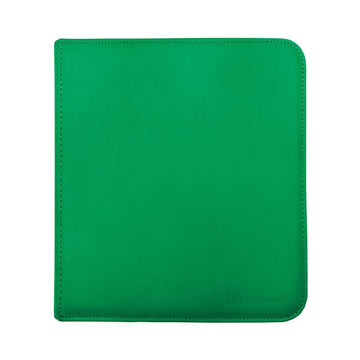 Ultra Pro E-15741 Ultra Pro-12 Pocket Zippered Pro Binder-Green, M