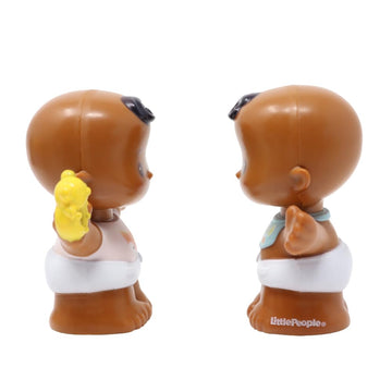Fisher-Price Replacement Parts for Collectible Little People Babies Family Dollhouse Twins Playset GKP69 - Replacement Baby Boy and Girl