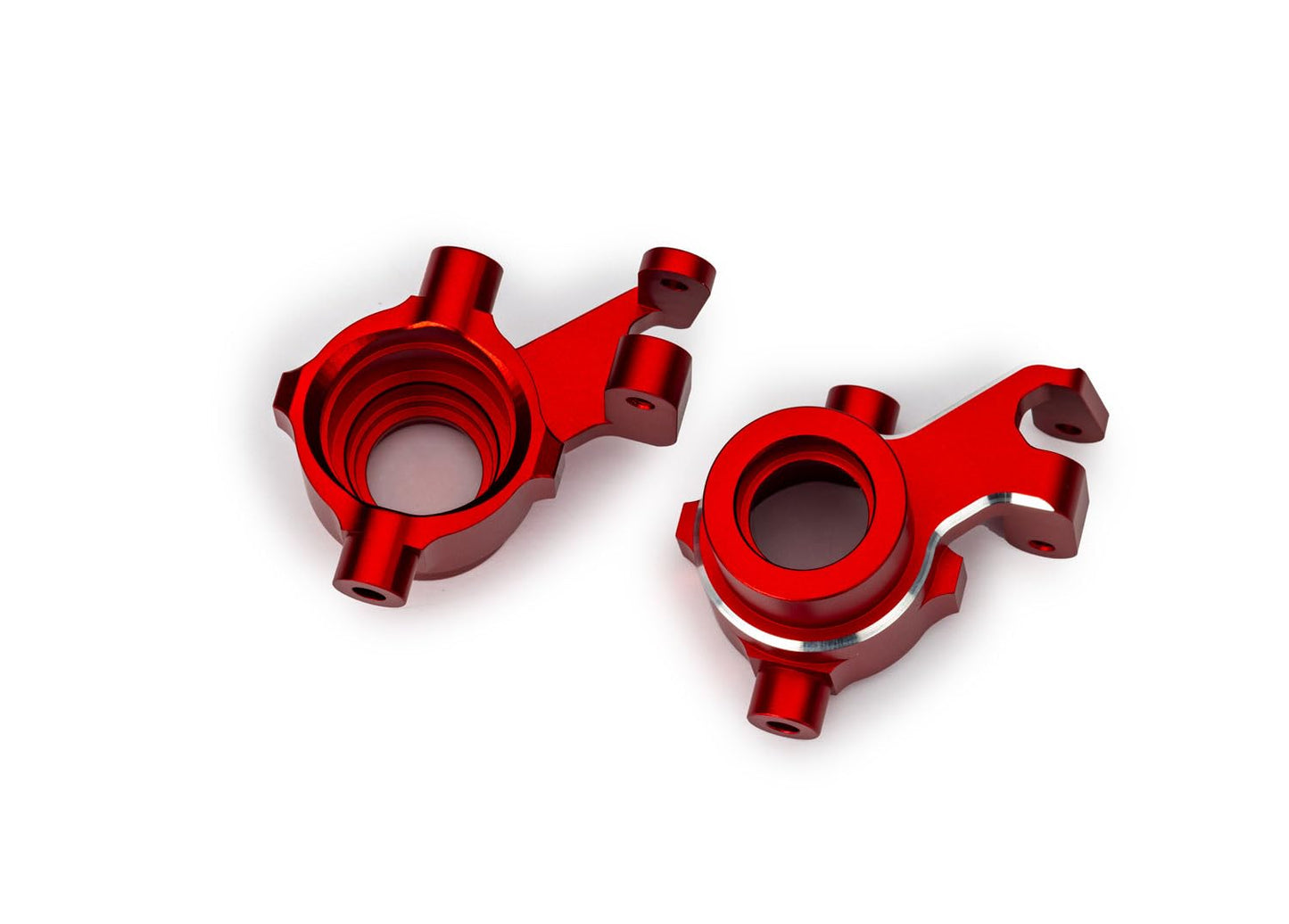 Traxxas Steering Blocks Alum RED