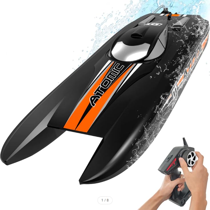 JIAFANRC Hull Cover with Switch Bolt P7920403, Waterproof Protective Cover & Power Switch Combo for Volantex RC Boat 792-4 Atomic & 792-6 AtomicX