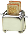 SXFSE Dollhouse Decoration Accessories, 1:12/1:6 Dollhouse Miniature Scene Model Bread Machine Pretend Play Toy