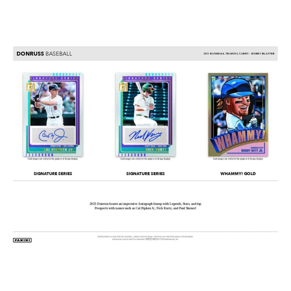 Hobby Exclusive 2025 Panini Donruss Baseball Blaster Box HOFBC