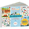 All Around Town 500+ Kids Sticker Book by Cupkin Fun Toddler Travel Activity Coloring and Sticker Book, Road Trip Essentials, 12 Coloring Pages 12