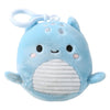 Squish Mallows Lune Loch Ness Monster Clip on Plush, 3.5-Inch Size, Blue