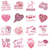 256PCS+ Galentine’s Day Glitter Tattoos Party Favors - Heart Girl Love Valentines Stickers V-Day Supplies Decorations