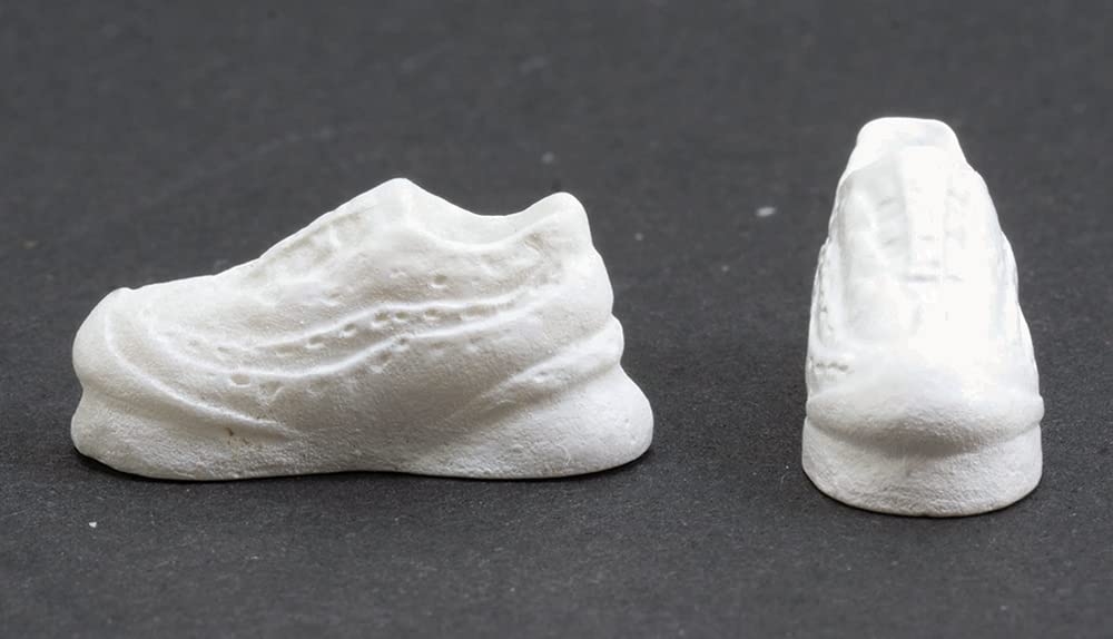 International Miniatures by Classics Dollhouse Miniature Pair of White Tennis Shoes
