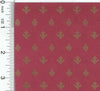 Mini Graphics Dollhouse Wallpaper Majestic in Red by Scalamandre