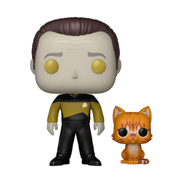 Funko Pop!&Buddy: Star Trek The Next Generation - Data with Spot - Collectable Vinyl Figure - Gift Idea - Official Merchandise - Toys for Kids &