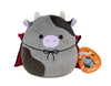 Squishmallows Original 7.5-Inch Bridgette the Grey and Black Cow Halloween Plush