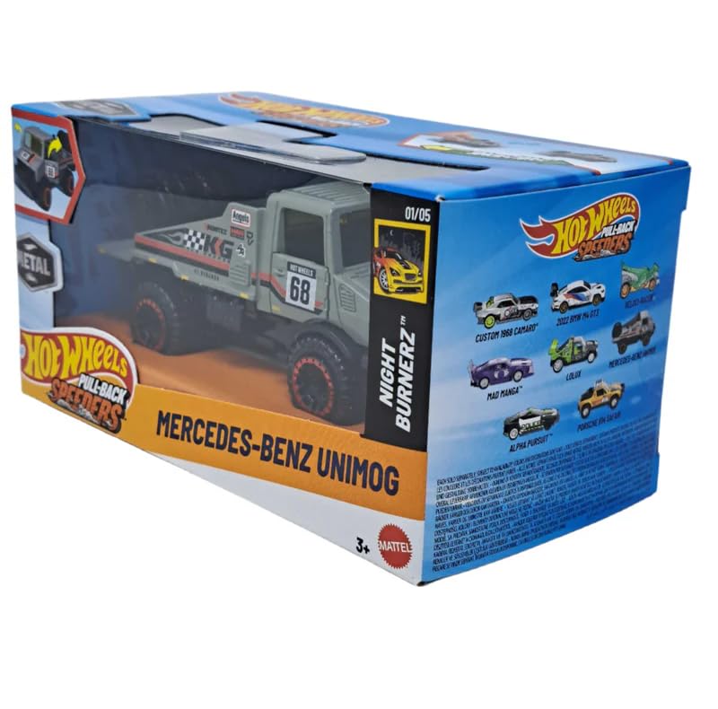 Hot Wheels Pull-Back Speeders Mercedes-Benz Unimog