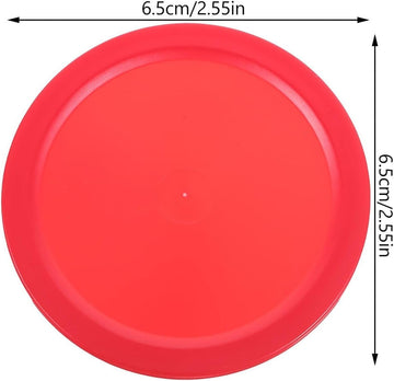 10Pcs Red Mini Air Hockey Table Pucks 50mm Puck Children Table New 2-inch Convenient and Attractive Air Hockey Arcade and Table Games