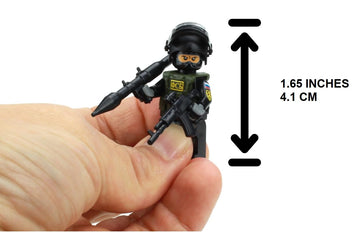 Battle Brick 1.6 Inches TallCollectible Russian Spetsnaz Special Forces Soldier Collectible Custom Minifigure | Printed in the USA | Genuine Military