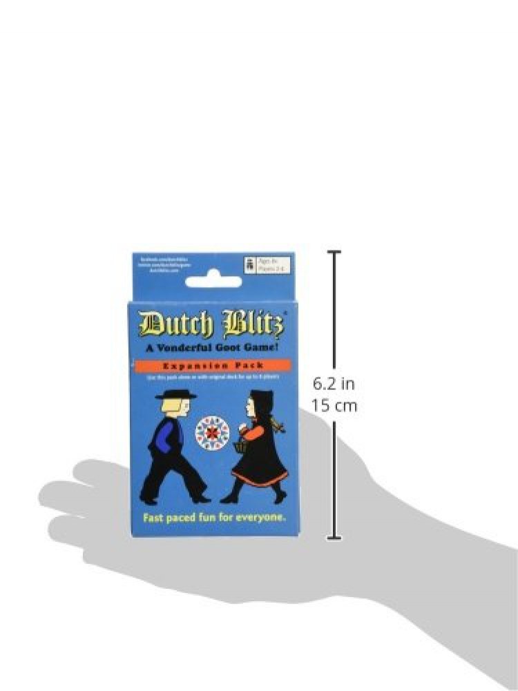 Dutch Blitz Expansion Pack - 4 New Card Colors - 160 Cards for 4 Players