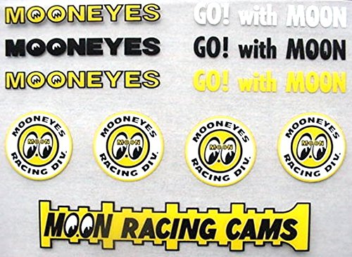 Assorted Tiny Mooneyes Decals Remote Control Vehicle Stickers