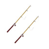 2Pcs Gold 1/12 Miniature Fishing Pole Dollhouse Decoration Accessories?Fishing Pole, Dollhouse Accessories,Dollhouse Decor, Fishing Miniature Fishing