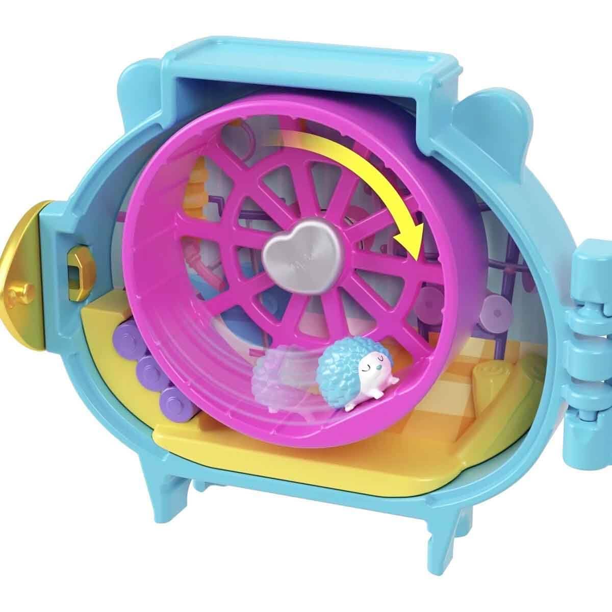 Polly Pocket Collectible Hedgehog Pet Compact Playset for Girls Ages 4 and Up
