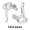 2 Sets Silver Aluminum Alloy Front Knuckle Arm for GPM AXIAL RC Car SCX10 Upgrade Parts