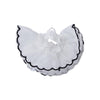 niannyyhouse 10cm Plush Doll Clothes Lace Black and White Dress Stuffed Toy Dressup (White)
