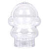 Protective Case Compatible with Skullpanda Doll - Crystal Clear Display Box with 360° View & Pressure-Sensitive Lid for Ultimate Doll Protection