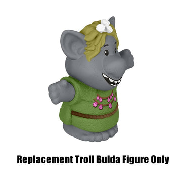 Replacement Part for Fisher-Price Little-People Carry Along Castle Case Playset - HMX76 ~ Replacement Troll Bulda Figure ~ Inspired by Disney Frozen