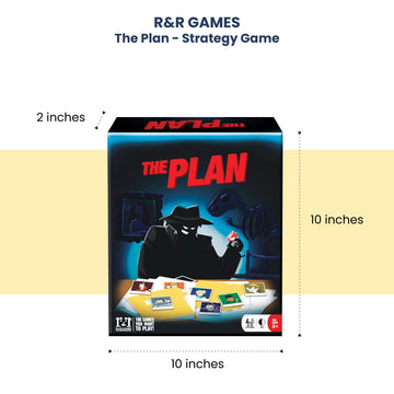 R&R Games The Plan, Strategic Card Game, Heist Card Game, Family Games for Kids and Adults, Fast Play Time