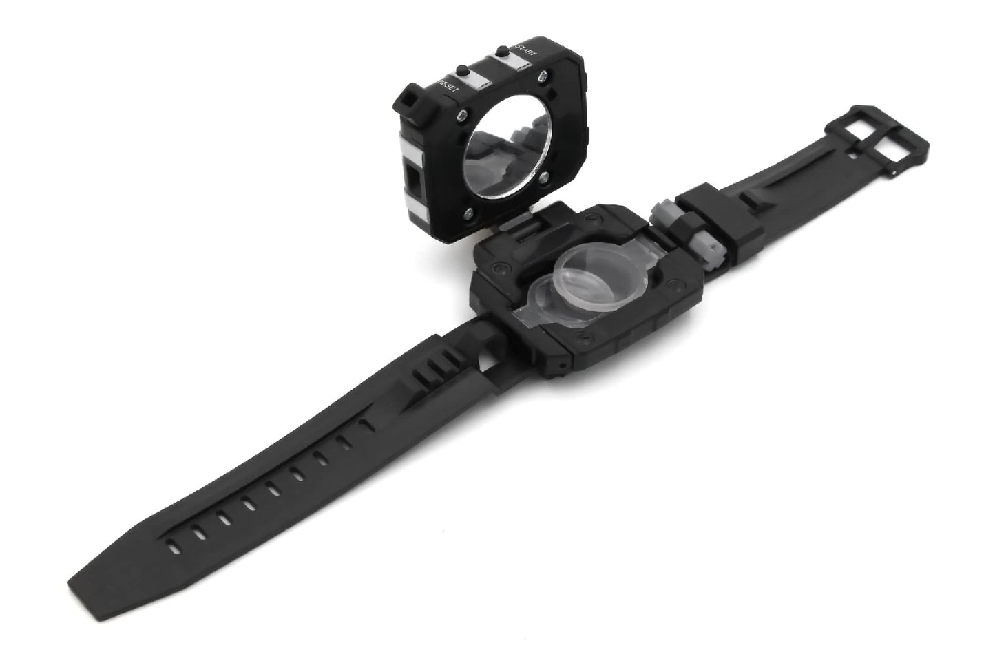 SpyX / 6-in-1 Watch - 6 Function Spy Toy Watch. Includes: Telescope Lenses, LED, Secret Message Capsules, Whistle, Signal Mirror, Hidden Compartment.