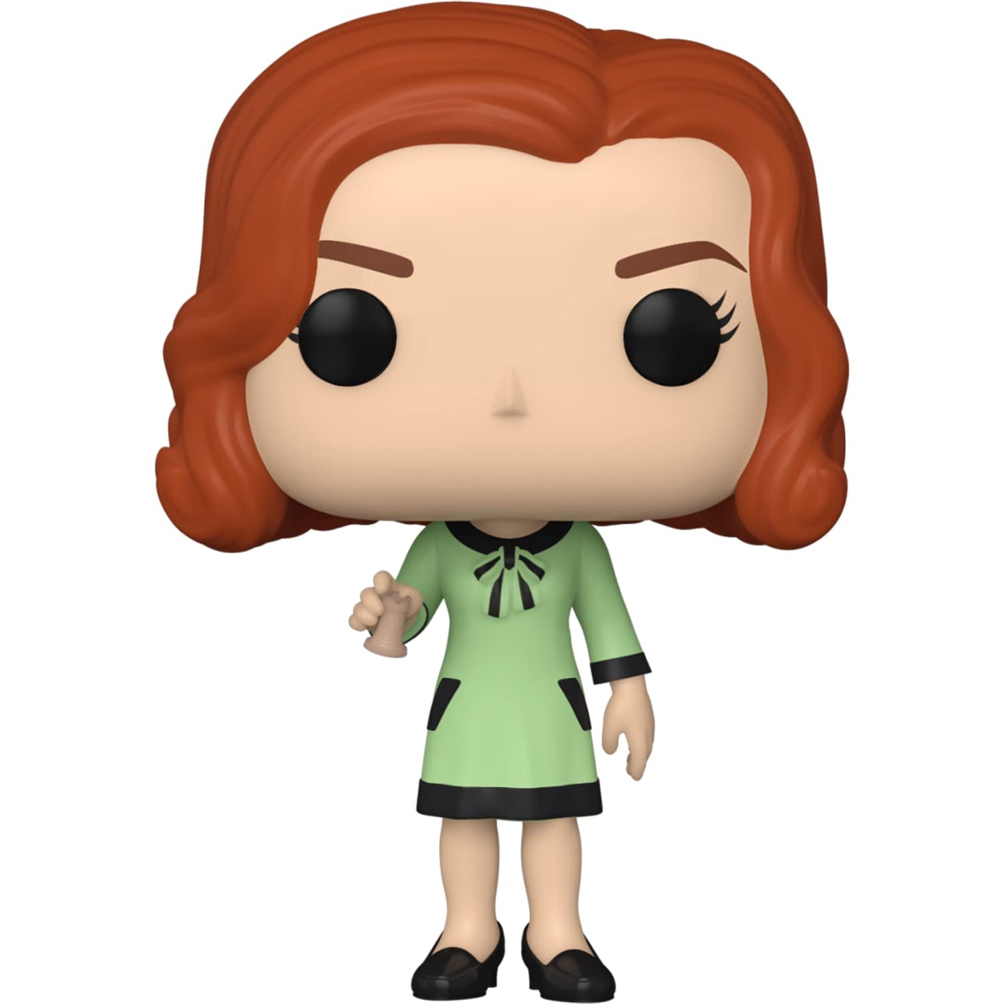 Funko Beth Harmon with Rook: P o p ! TV Vinyl Figurine Bundle with 1 Compatible 'ToysDiva' Graphic Protector (1122-57689 - B)