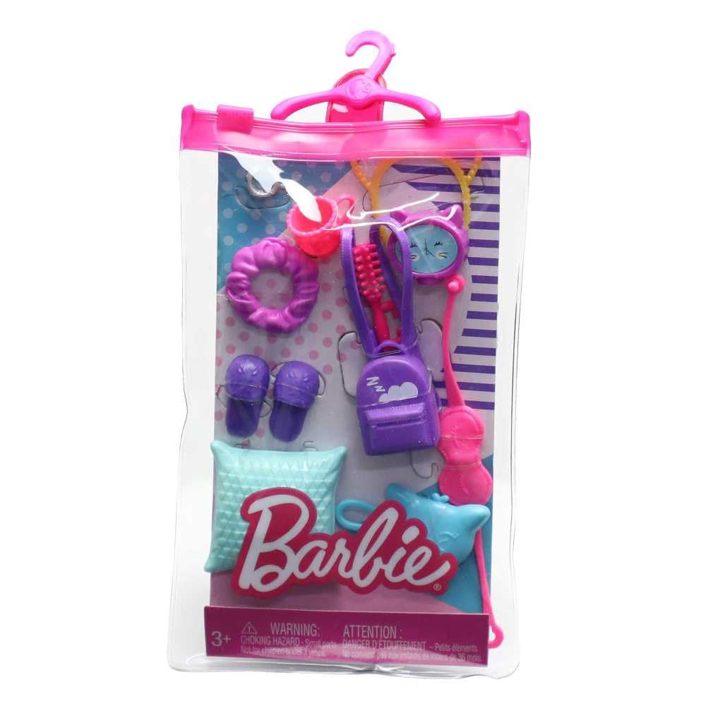 Barbie Accessory Pack, 11 Sleepover-Themed Storytelling Pieces for Slumber Party