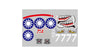 FMS Decal Sheet 980mm P40- FMMFH119 Decals Trim Pilots Scale Accys
