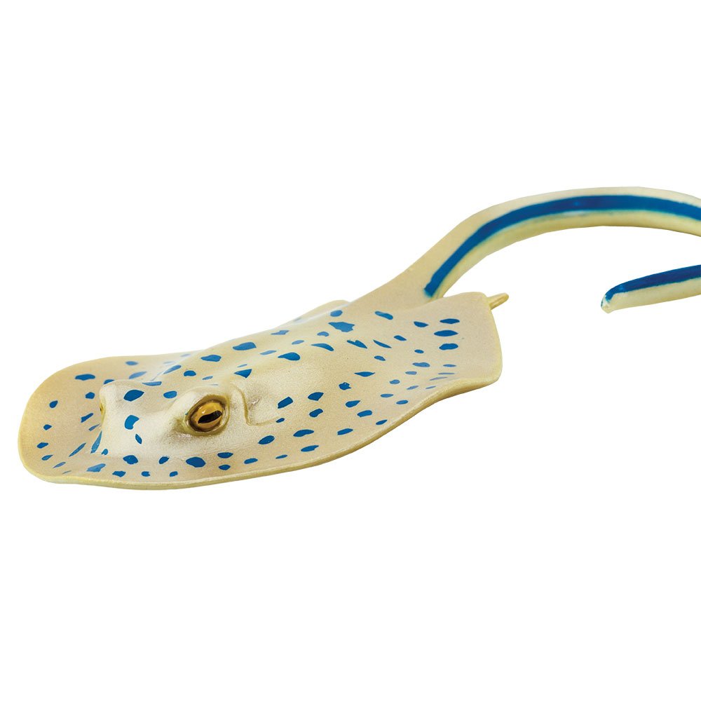 Safari Ltd. Blue Spotted Ray Figurine - Lifelike 6.5" Model Figure - Educational Toy for Boys, Girls, and Kids Ages 3+