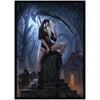 Fantasy North - Riley Raes - Daddy's Little Devil - 100 Textured Matte TCG Card Sleeves - Fits Magic MTG Commander Pokemon and Other Card Games