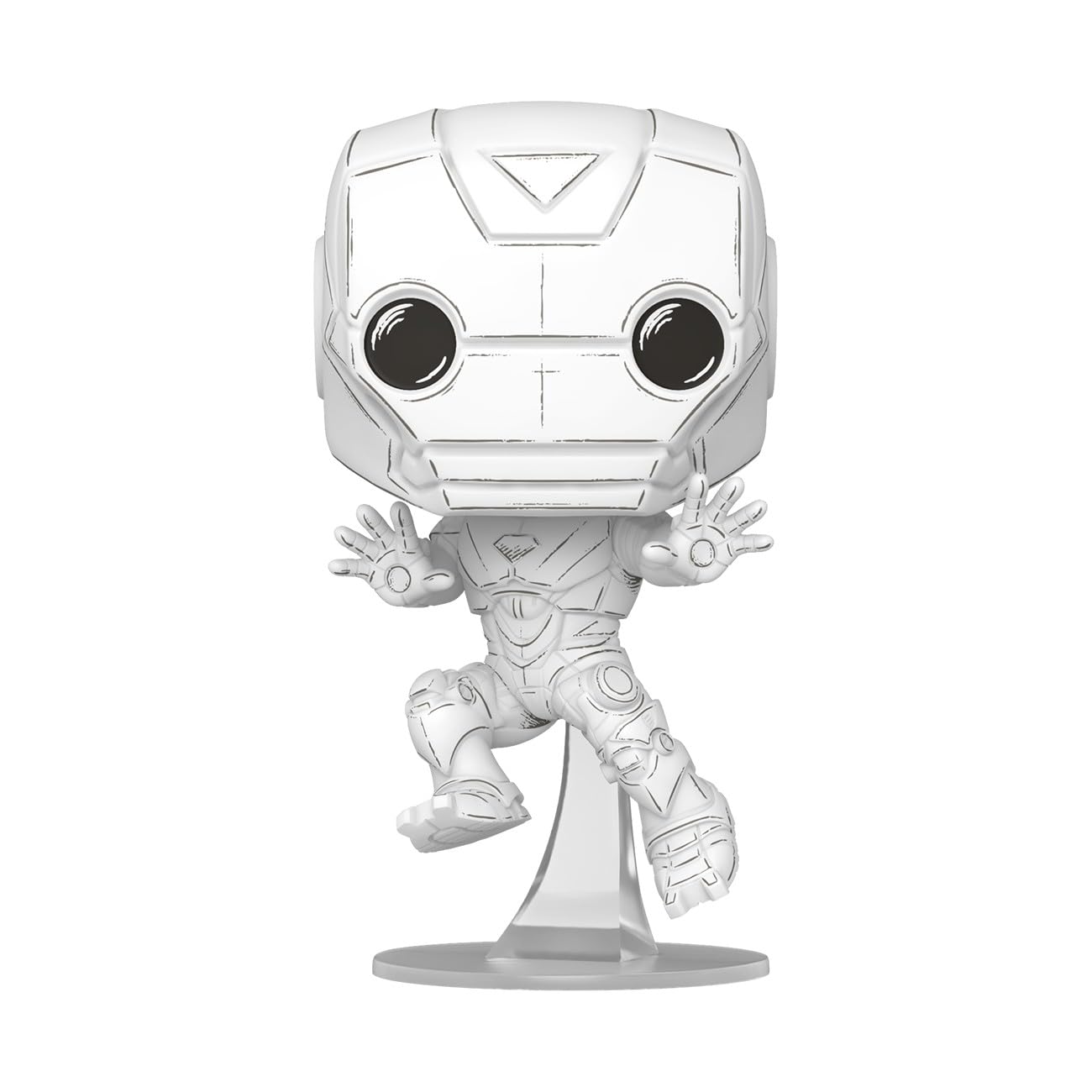 Funko Pop! Marvel: Marvel Sketched - Iron Man - Collectable Vinyl Figure - Gift Idea - Official Merchandise - Toys for Kids & Adults - Comic Fans