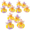 Fun Express Rubber Ducks, Assorted Styles, 12 Pieces, Birthdays, Grand Events, Party Favors, Table Decorations, Treasure Chest Supplies (Fairy) VBS